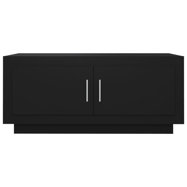 vidaXL Couchtisch Schwarz 102x50x45 cm Holzwerkstoff