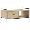 vidaXL Couchtisch Sonoma-Eiche 90 x 49 x 41 cm Holzwerkstoff