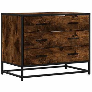 vidaXL Schubladenschrank R&auml;uchereiche 70x41x56 cm Holzwerkstoff