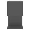 vidaXL Nachttische 2 Stk. Grau 50x30x51,5 cm Holzwerkstoff