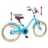 vidaXL Kinderfahrrad 18 Zoll f&uuml;r 5-7 Jahre alt Himmelblau