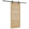 vidaXL Schiebet&uuml;r ORKDAL 86 x 198,5 cm Massives Kiefernholz Natur