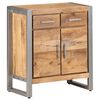 vidaXL Sideboard 60x35x72 cm Raues Mangoholz