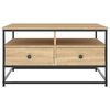 vidaXL Couchtisch Sonoma-Eiche 80x80x45 cm Holzwerkstoff