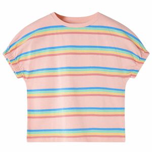 Kinder-T-Shirt Pfirsichrosa 128