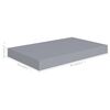 vidaXL Schwebende Wandregale 4 Stk. Grau 40x23x3,8cm MDF