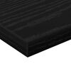 vidaXL Regalbrett 4 pcs Schwarz 40 x 10 x 1,5 cm Holzwerkstoff