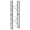 vidaXL Standregal Hoch Wei&szlig; 80x30x210 cm Massivholz Kiefer
