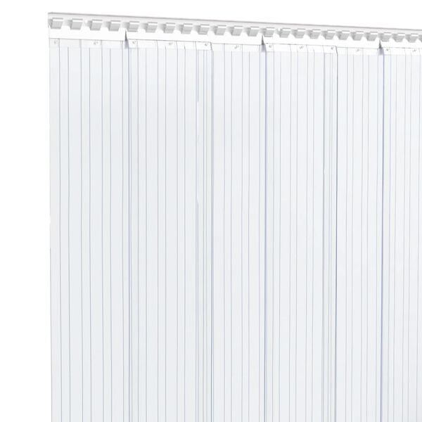 vidaXL T&uuml;rvorhang Transparent 200x1,6 mm 10 m PVC
