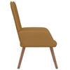 vidaXL Relaxsessel Braun Samt