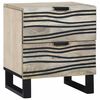 vidaXL Nachttisch Wei&szlig; 40 x 33 x 46 cm Holzwerkstoff