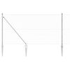 vidaXL Zaunpfosten Silber 25 x 1 m (36 mm Maschen) Stahl