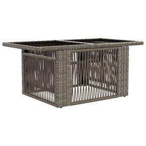 vidaXL Garten Lifting Up Tisch Grau 100 x 55 x 37 cm