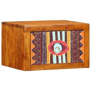 vidaXL Nachttisch mit Schubladen Braun 35 x 30 x 22 cm