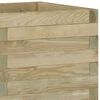 vidaXL Hochbeet 50x50x40 cm Holz Quadratisch