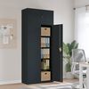 vidaXL Aktenschrank Anthrazit 90x40x220 cm Stahl