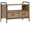 vidaXL TV-Schrank 67,5 x 33 x 50 cm Artisan-Eiche Holzwerkstoff