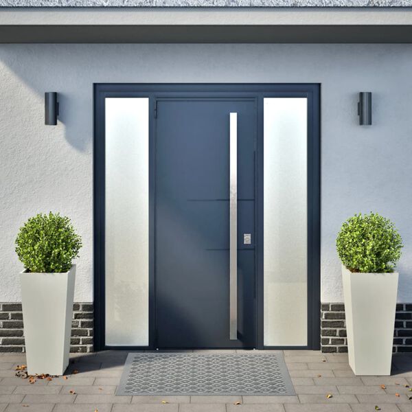 vidaXL Pflanzk&uuml;bel 2 Stk. Wei&szlig; 35x35x75 cm Stahl