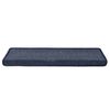 vidaXL Stufenmatten 15 Stk. 65 x 21 x 4 cm Dunkelgrau und Blau Rechteckiger Rand