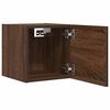 vidaXL TV-Wandschrank Braun Eiche 30,5x30x30 cm