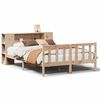 vidaXL Massivholzbett mit Regal ohne Matratze 160x200 cm Kiefernholz