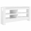 vidaXL EckTVSchrank 102 x 40,5 x 45 cm Hochglanz Wei&szlig; Holzwerkstoff