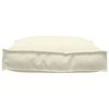 vidaXL Kissen Creme 70 x 70 x 12 cm Oxford-Stoff
