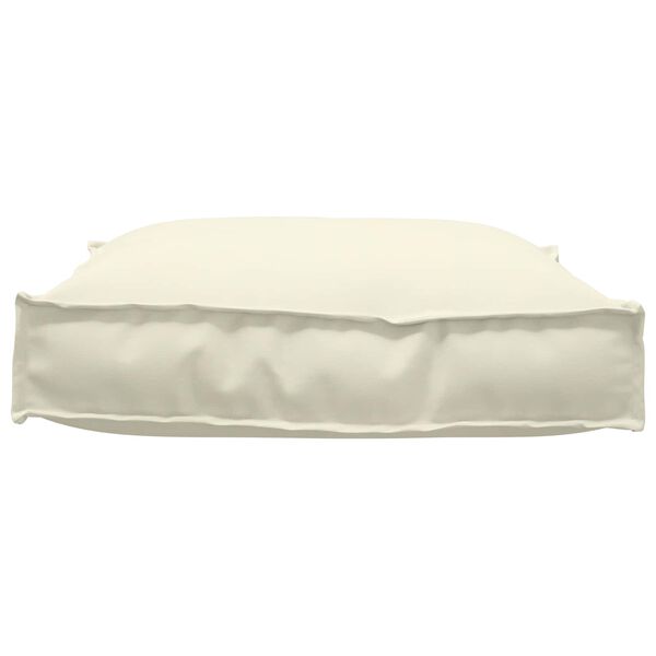 vidaXL Kissen Creme 70 x 70 x 12 cm Oxford-Stoff