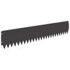 vidaXL Raseneinfassung 20 pcs 103 x 20 cm Stahl Schwarz