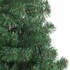 vidaXL Weihnachtsbaum mit 150 LEDs mit St&auml;nder Gr&uuml;n 120 cm PVC