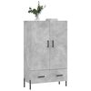 vidaXL Highboard Betongrau 69,5x31x115 cm Holzwerkstoff