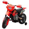 vidaXL Kindermotorrad Rot und Schwarz