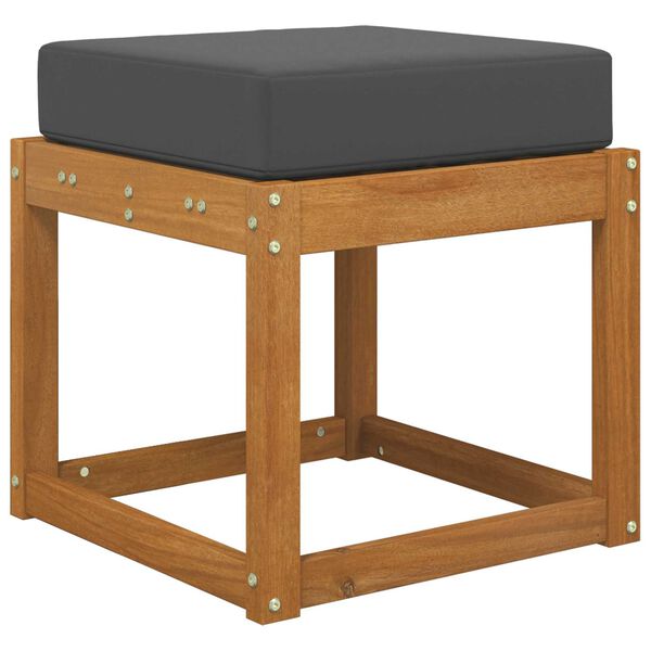 vidaXL Sitzkissen f&uuml;r Outdoor Anthrazit 40 x 40 x 8 cm 100 % Polyester