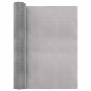 vidaXL Mesh Bildschirm 40 x 500 cm 60 Mesh Edelstahl 201 Silber