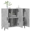 vidaXL Sideboard Betongrau 90x34x80 cm Holzwerkstoff
