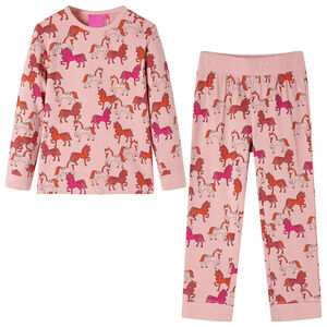 Kinderpyjama mit Langen &Auml;rmeln Hellrosa 92
