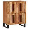 vidaXL Sideboard 60x34x75 cm Massivholz Akazie