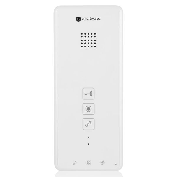Smartwares Audio-Gegensprechanlage f&uuml;r 3 Wohnungen 20,5x8,6x2,1cm Wei&szlig;