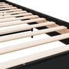 vidaXL Bettgestell Schwarz 90x190 cm Holzwerkstoff und Metall