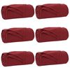 vidaXL Wohndecken 6 Stk. Bordeauxrot 270 x 240 cm 5.08 Fleece