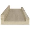 vidaXL Wandregale 2 Stk. Sonoma-Eiche 40 x 9 x 3 cm