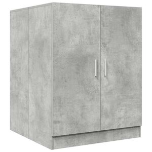 vidaXL Waschmaschinenschrank Betongrau 70,5x71,5x91,5 cm