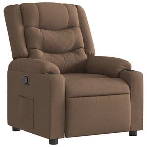 vidaXL Relaxsessel Braun Stoff