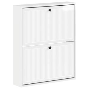 vidaXL Wandmontierter Schuhschrank EDE 71 x 17 x 86 cm Holzwerkstoff