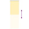 vidaXL Verdunkelungsrollo Gelb 65x210 cm Stoffbreite 60,7 cm Polyester