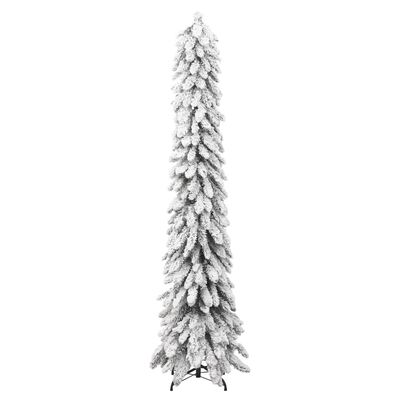 vidaXL Künstlicher Weihnachtsbaum Beleuchtung & Schnee 100 LEDs 180 cm