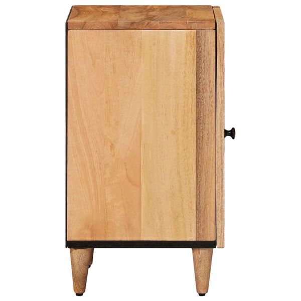 vidaXL Badezimmerschrank Natur 38 x 33,5 x 58 cm Massivholz Mango