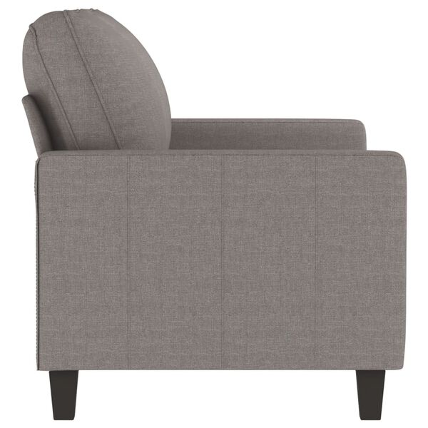 vidaXL 2-Sitzer-Sofa Taupe 120 cm Stoff