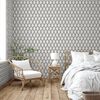 DUTCH WALLCOVERINGS Tapete Geometric Wei&szlig; und Schwarz
