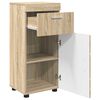 vidaXL Badezimmerschrank-Set TULUM Sonoma-Eiche 37 x 31,5 x 82 cm